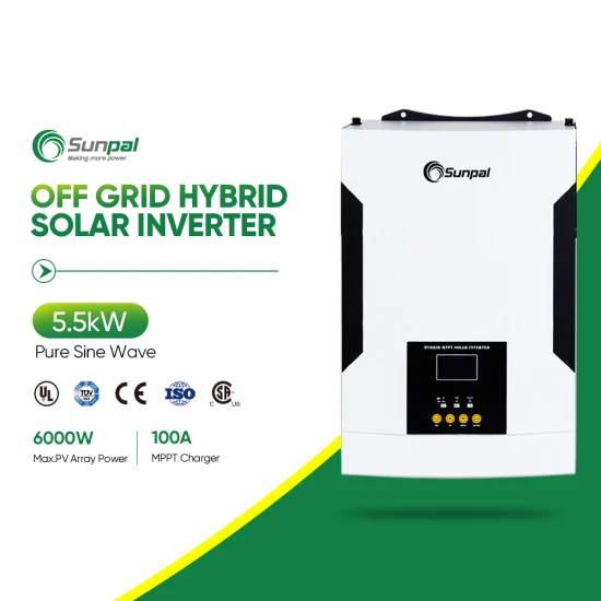 Sunpal 12V 24V 48V 단상 반전 3.5kw 5kw 5.5kw Sunon PRO 오프 그리드 하이브리드 태양광 인버터 배터리 없이 작동